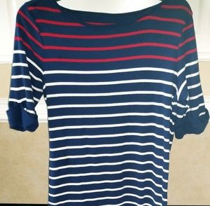 Red, white & blue Tshirt dress